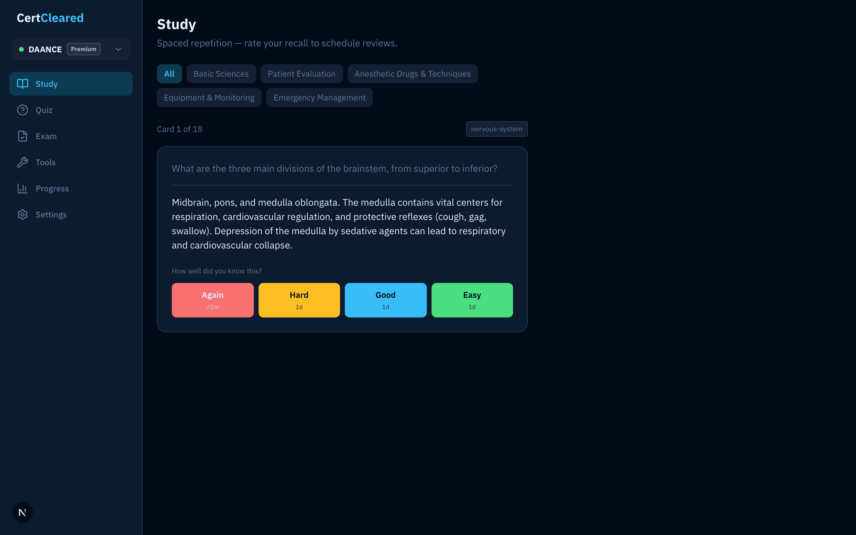 CertCleared — remember more with less cramming
